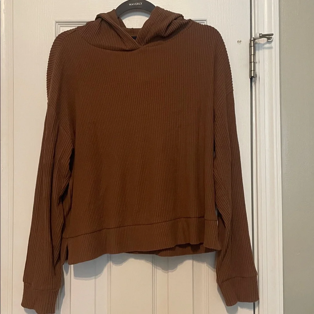 GAP Brown Ribbed Pullover - Picture 1 of 3
